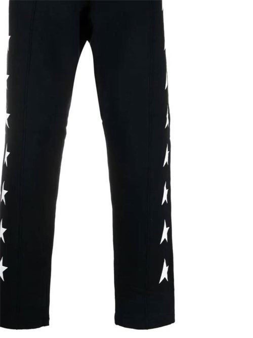 Black cotton Star-motif track pants Golden Goose | GMP00877P00053280203